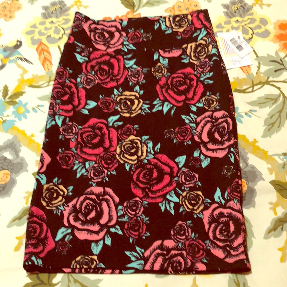 Rose Cassie Pencil Skirt